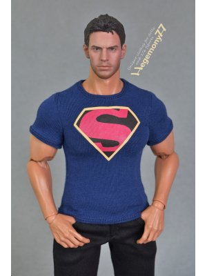 Dummy V-Neck T-Shirt - Blue