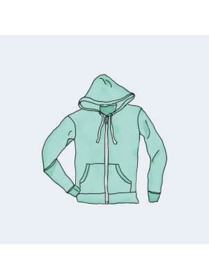 Dummy Hoodie with Zipper
