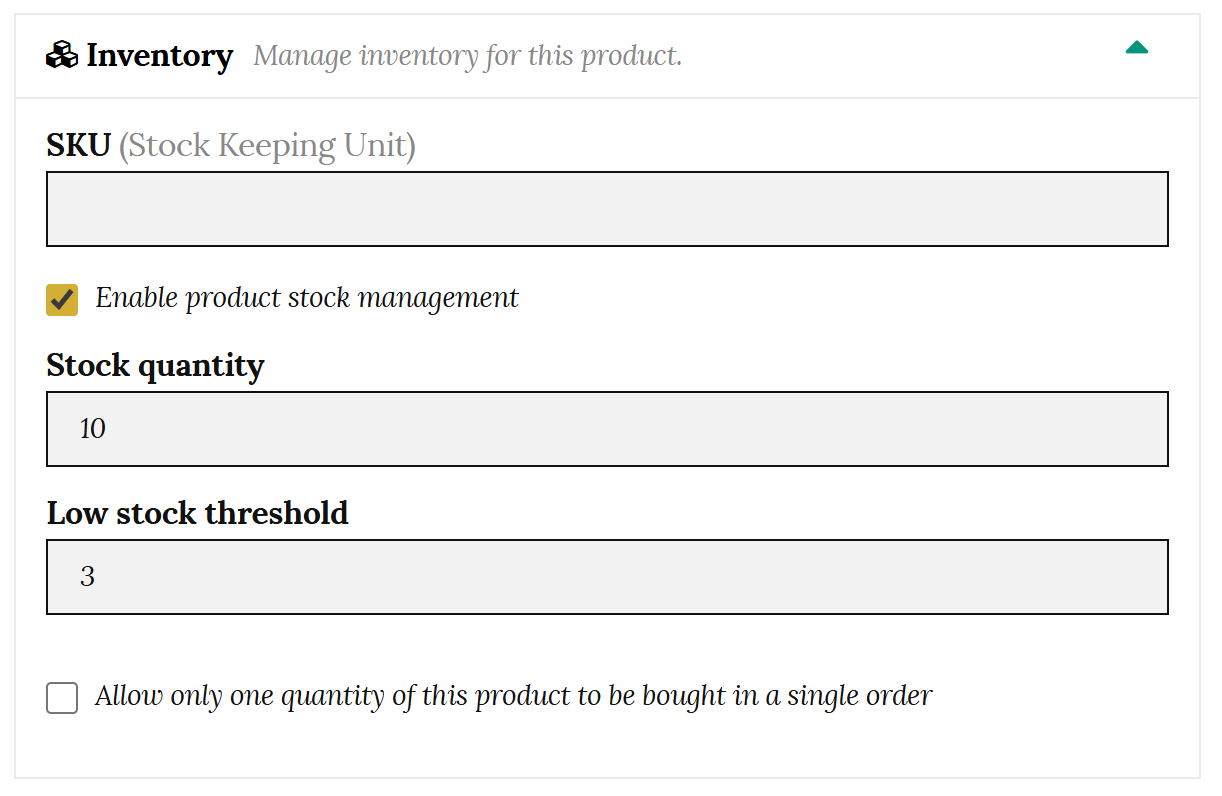 Stock management