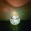Magical reflections from PureAz River of Dreams mosaic candle