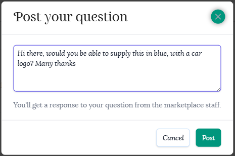 Post your question